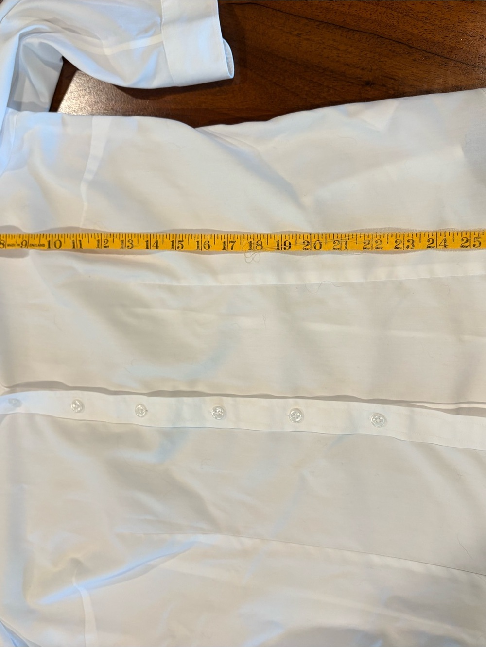 Coldwater Creek White Button-Front Collared Shirt, size XL no iron - Picture 5 of 5